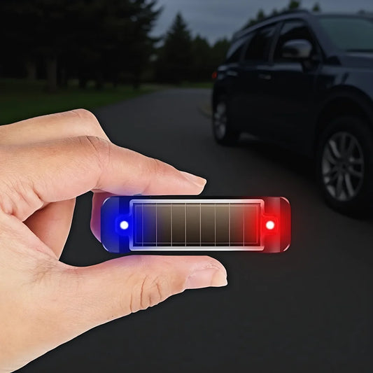 Solar Warning MINI Simulated Alarm Wireless anti-theft Flashing