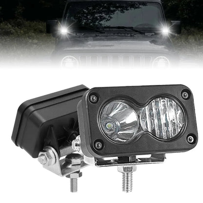 For Motorcycle Pickup Spotlight Inch Pod Driving Work Headlight