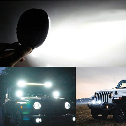Work Round high-brightness Waterpoof off-road Roof Spot Truck