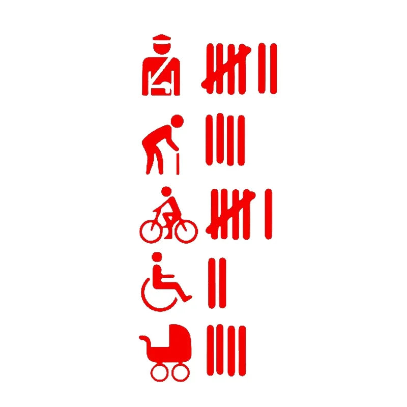 18CM Motorcycle Sticker Stroke List Tally Tuning Sunscreen