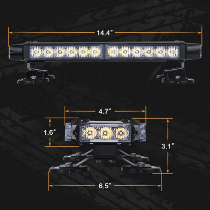 30LED Emergency Strobe Roof Signal Warning Trucks Flashing Beacon