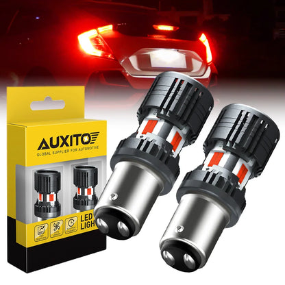 Auxito 2PCS Red 1157 P21 5W Rear Tail Canbus