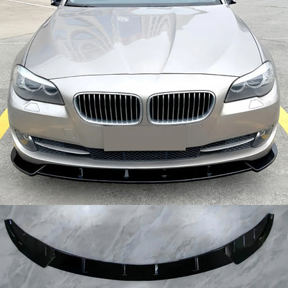 For BMW 5 Series F10 F11 Front Bumper Lip Spoiler Splitter