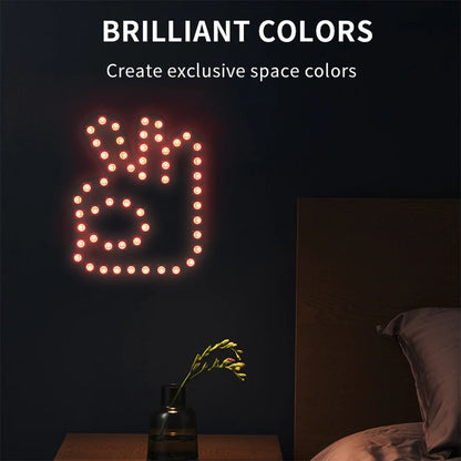 Illuminated Gesture Thumb Up Finger Remote Control Ok Signs