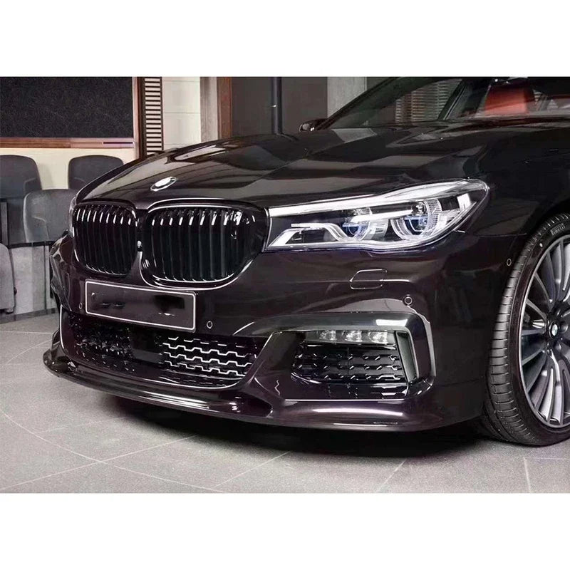For BMW 7 Series G11 G12 Carbon Fiber Front Lip Bumper Diverter