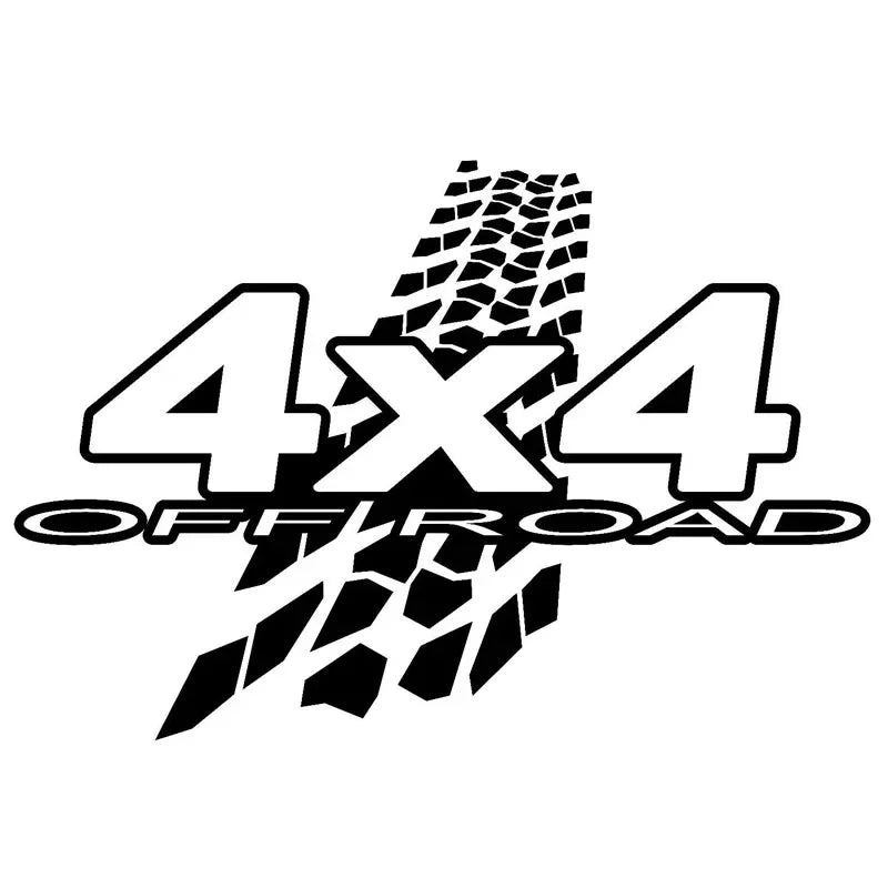 Sticker 3D 4X4 Off Road Mud Funny On Motorcycle