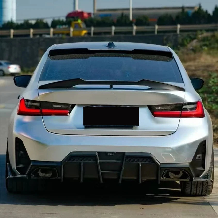 For BMW 3 Series G20 G28 Vten V2 Pp Rear Bumper Lip Diffuser Lci