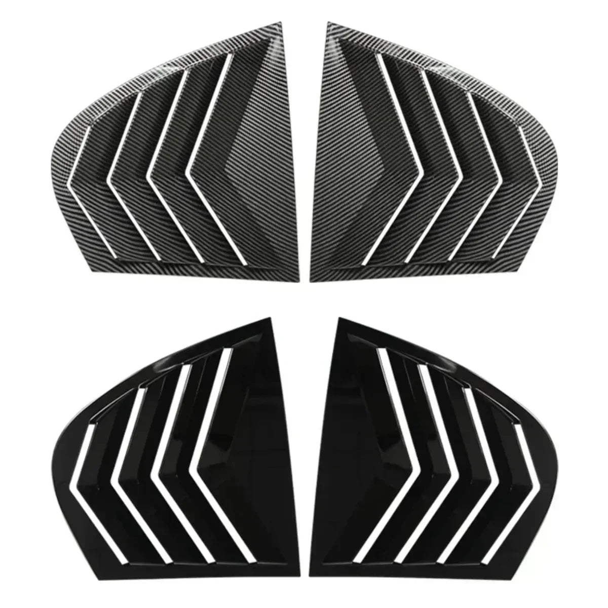 For BMW 5 Class E60 2004-2010 Side Rear Window Louver Paste Type