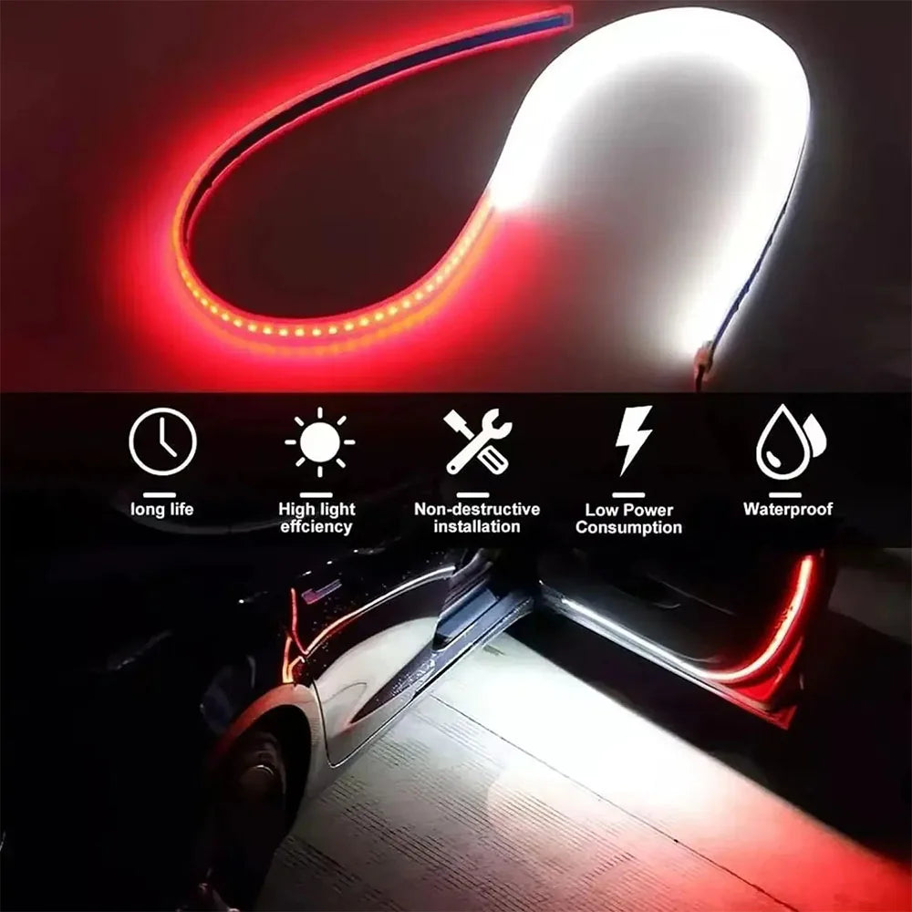 1.2m Door Warning Bar anti-collision Red Flash Strip Welcome
