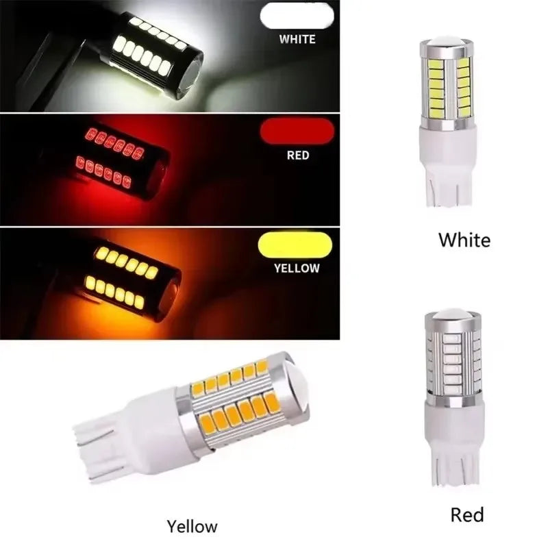 3PCS T20 W21 5W Smd 5730 Turn Signal Fog