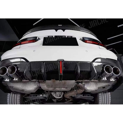 For BMW G20 G28 M Sport Jiache Carbon Fiber Rear Bumper Lip