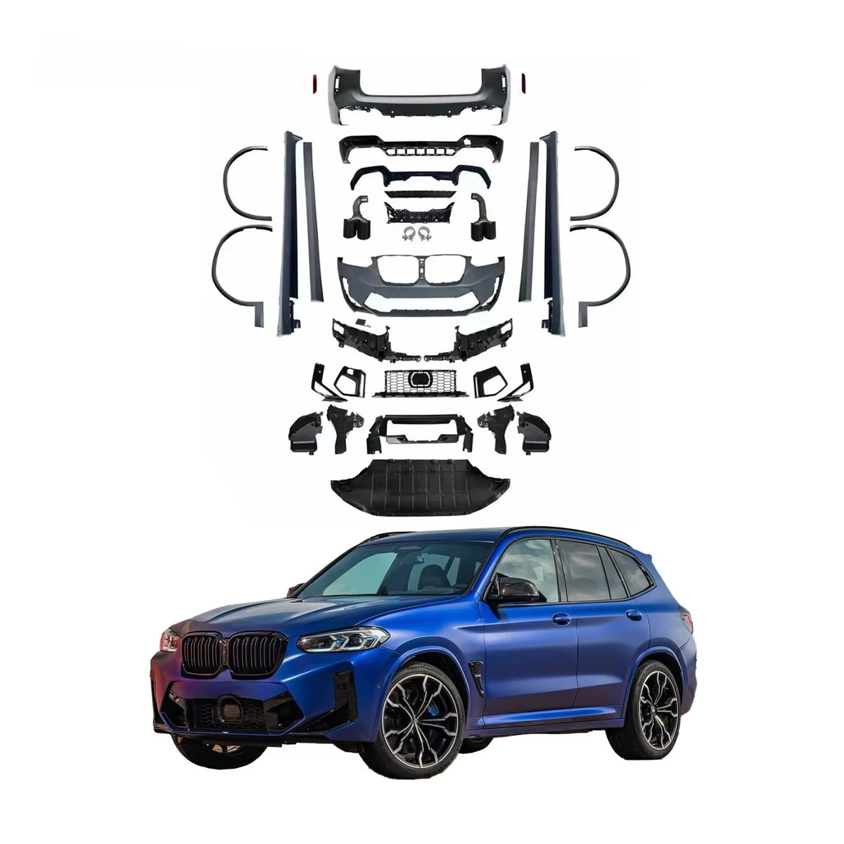 For BMW F97ODY Kit BMW G01 X3 Upgraded F97 Lci X3M Body Kit
