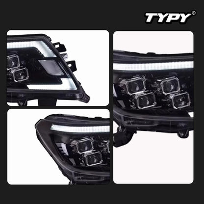 For Nissan Navara Headlight 2014-2022 Upgrade Typy Modified Drl