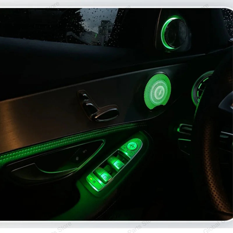 For Mercedes Benz E-Class W213 Air Vents 3D Rotating Tweeter