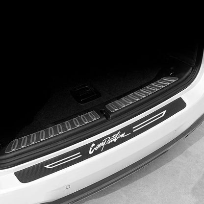 For Mitsubishi Competition Logo Threshold Guard Door Sill Trunk