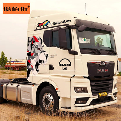 For Man Big Truck Heavy Sticker Head Decal Lion Film
