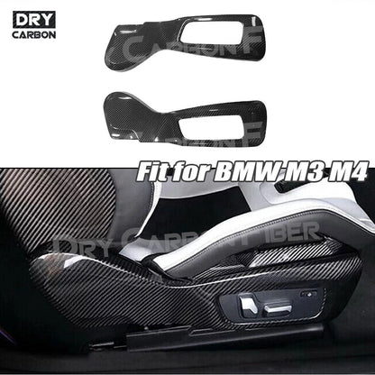 For BMW G80 M3 G82 G83 Dry Carbon Fiber SEAT Side Panel M4 2021