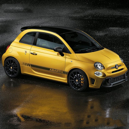 For Fiat Abarth 500 595 Long 2PCS Door Side Stickers Sport