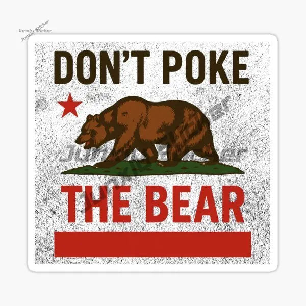 For Gtr Evo Decor Decal California Republic Bear Flag Sticker