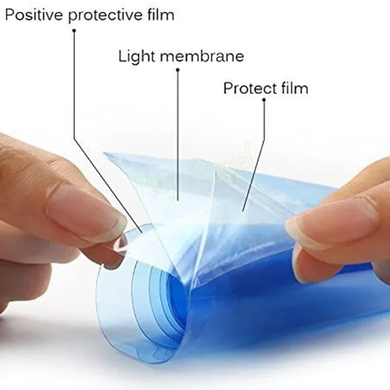 Gloss Transparent Black Smoke Pvc Film Tint X60CM Headlight