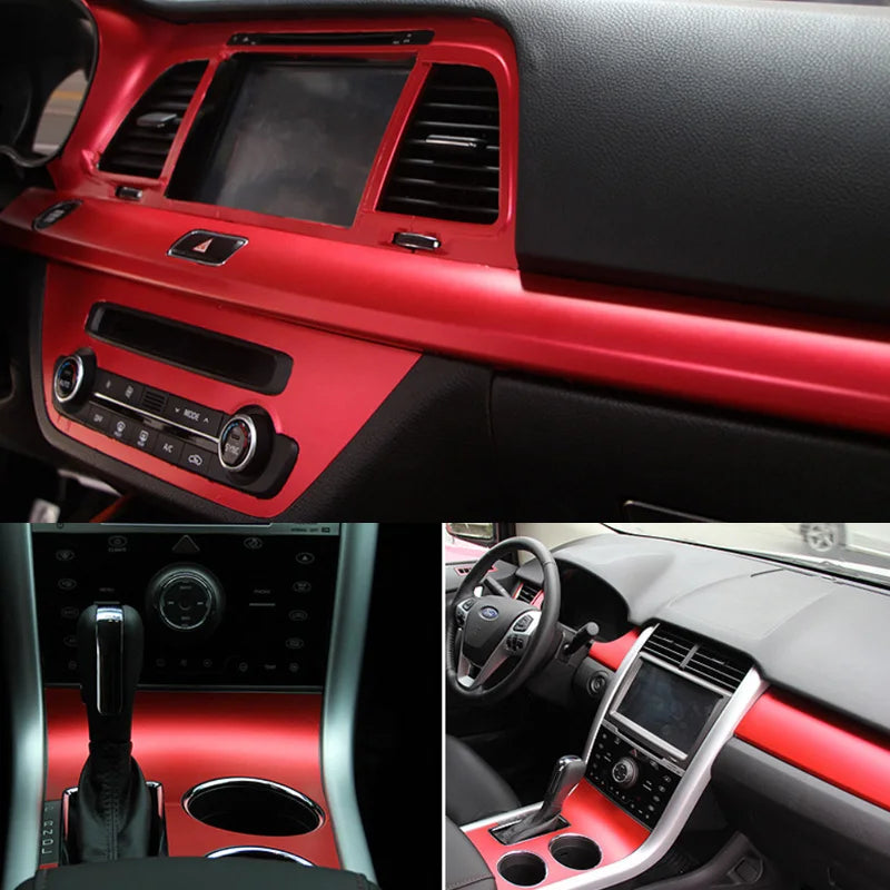 Various Kinds Glossy Matte Red Vinyl Wrap 3D Carbon