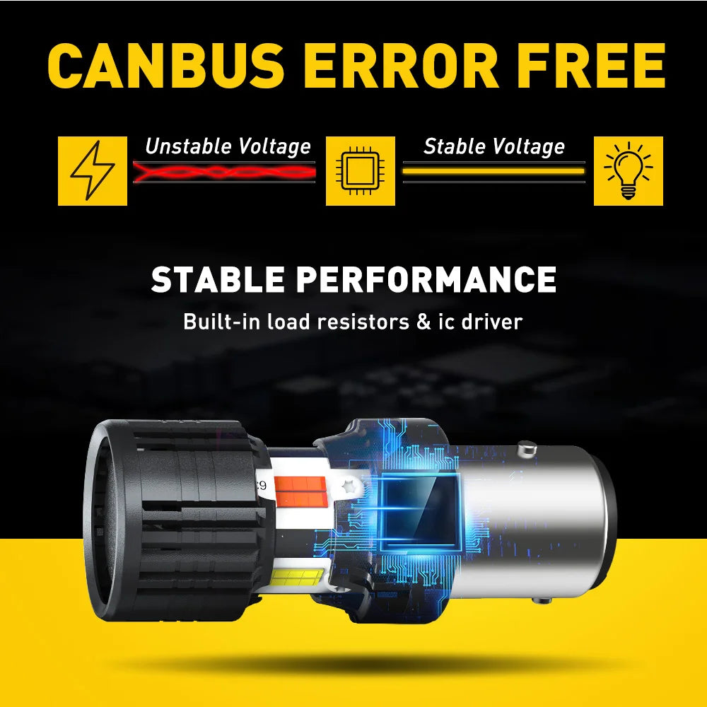 Auxito 2PCS P21 5W Bulb Canbus 1157 bay15d Dual