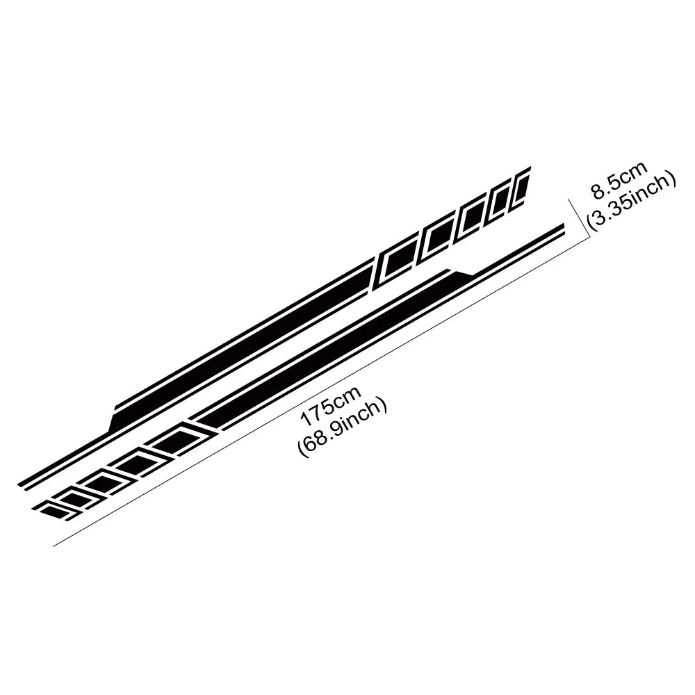 For Nissan Leaf Waterproof Wrap Vinyl Sticker Door Side Wrap