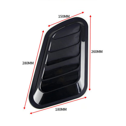 2PCS Hood Tuning Stickers Air Intake Scoop Bonnet Vent
