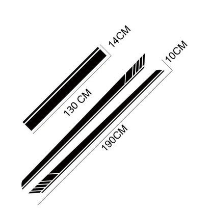 For Audi BMW Mercedes Ford VW Vinyl Stickers Bonnet Decal Toyota