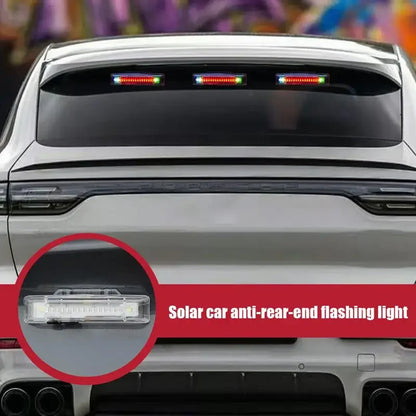 Solar Strobe Tail Warning Flash Waterproof Anti Collision Trucks