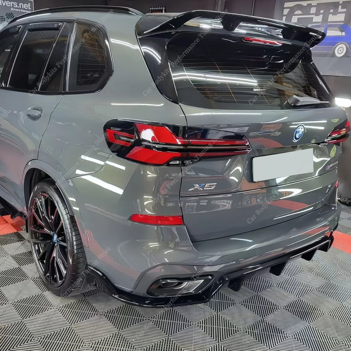 For BMW X5 G05 Lci M Performance Rear Bumper Splitter Diffuser