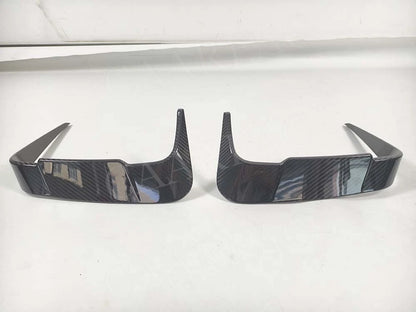 For BMW M8 F91 F92 F93 Dry Carbon Fiber Rear Bumper Spoiler Side