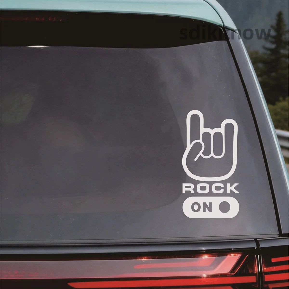 Windows Door Body Pvc Decal Sticker Hand Sign Hard