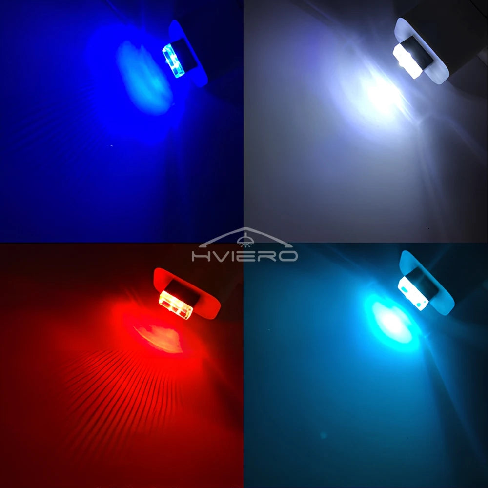 MINI USB RGB Atmosphere Red Blue White Lamps Emergency