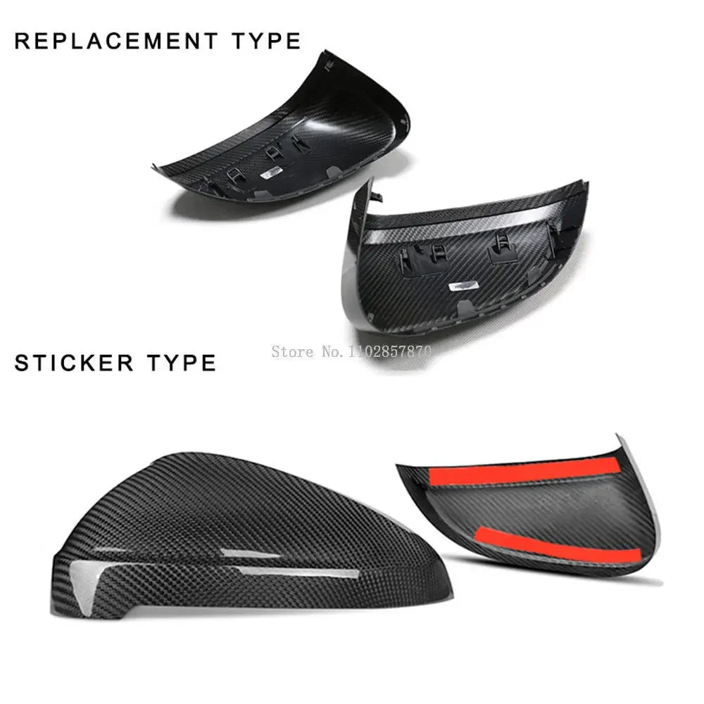 For Tesla Model Y 2019-2023 Matte M Look Rearview Mirror Cover