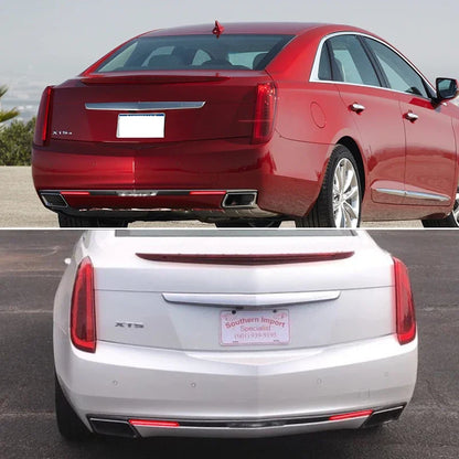 For Cadillac Xts 2013-2017 Rear Bumper Reflectors Tail Brake Red