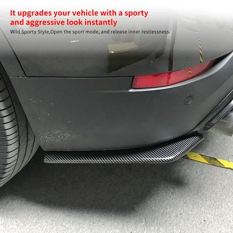 For BMW X1 F48 E84 2010-2022 Carbon Fiber Appearance Rear Bumper