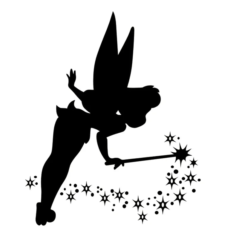 15CM Magic Wand Tinkerbell Star Modeling Exterior Parts Sticker