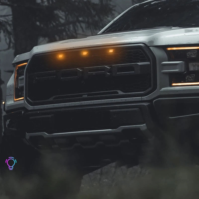 For Off Road Trunk Upgrade RGB Grille Front Day Running APP