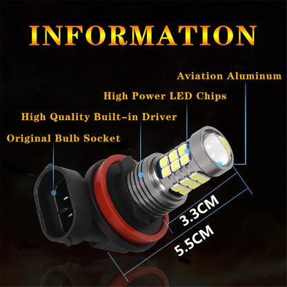 For Audi Q5 8R 2008 - Front Fog Bulbs H8 H11 H9 H16 2017 2009