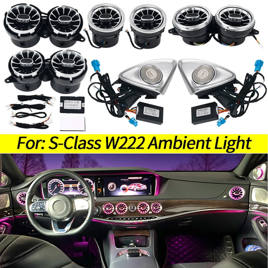 For Mercedes Benz S-Class W222 S350 S450 S560 S680 Ambient Air