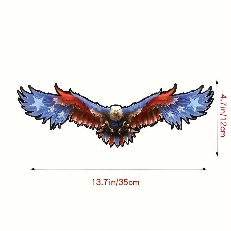 For Hood Post Body Stickers Auto A Spreading Eagle Stickers