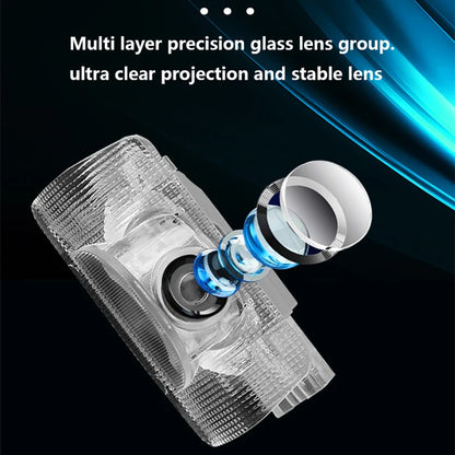 For Toyota Sienna LED Door Warning Projector Ghost Shadow Laster