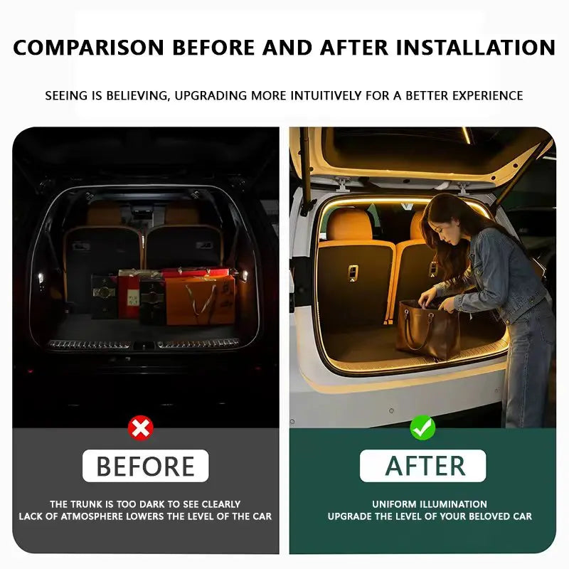 For Changan X5 Plus Rear Trunk Surround Silicone Modification