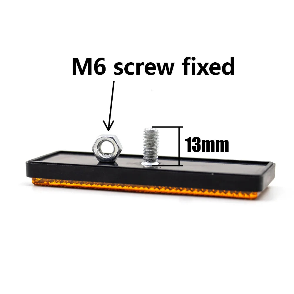 1PC Safety Mark Signal Strip M6 Screw Fixed Self