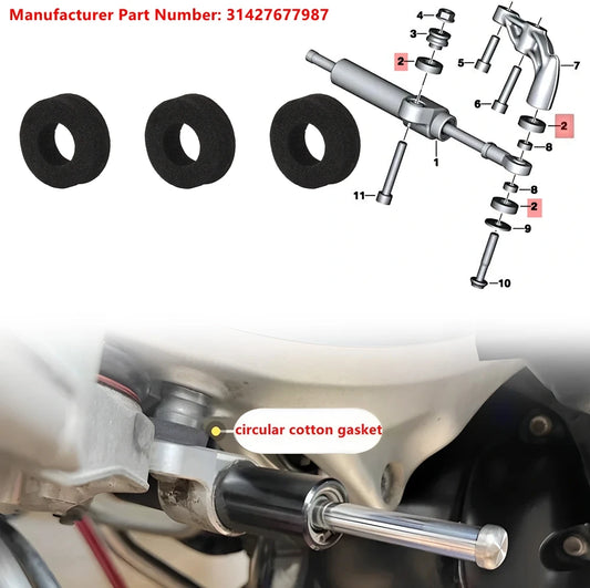 For BMW HP2 Sport R1200S K1200GT Motorcycle Steering Cushioning