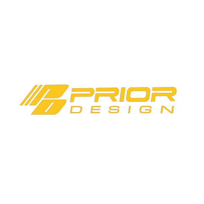 Pd Prior Design Bumper Sticker Reflective Racing Headlight