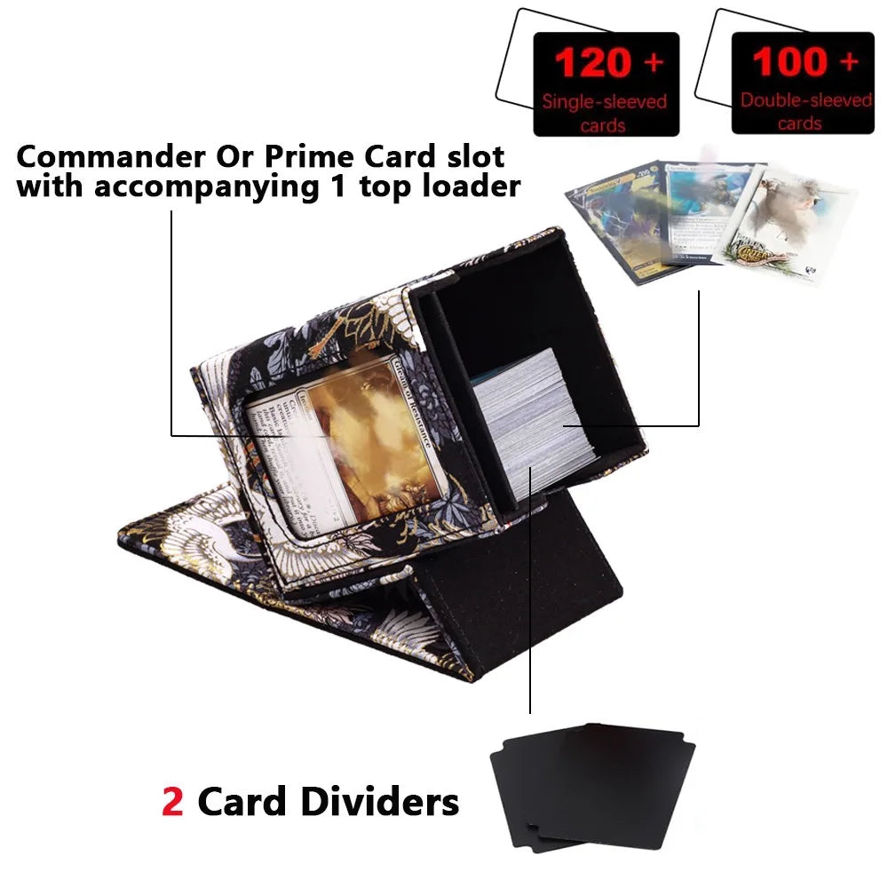 100 Trading Card Deck Box Holder Commander Carrying Organiser