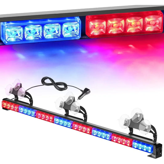 Spot Supply Traffic Advisor Emergency Strobe Bar 35inch 32LED