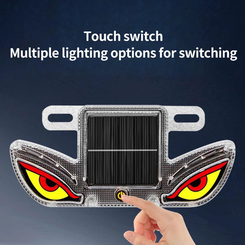 Solar Devil S Eye Warning Truck Intelligent Sensing Motorcycle